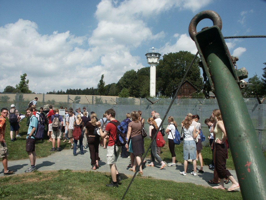 geführte Besuchergruppe / Mediathek des Deutsch-Deutschen Museum Mödlareuth