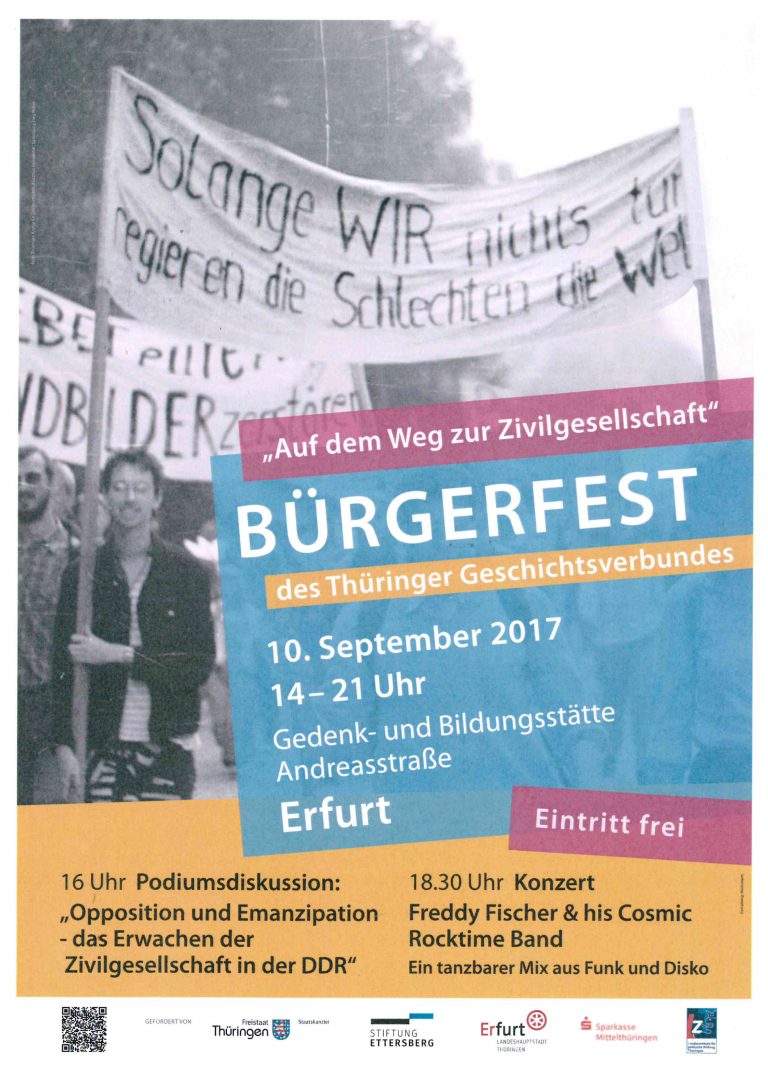 Bürgerfest des Thüringer Geschichtsverbundes