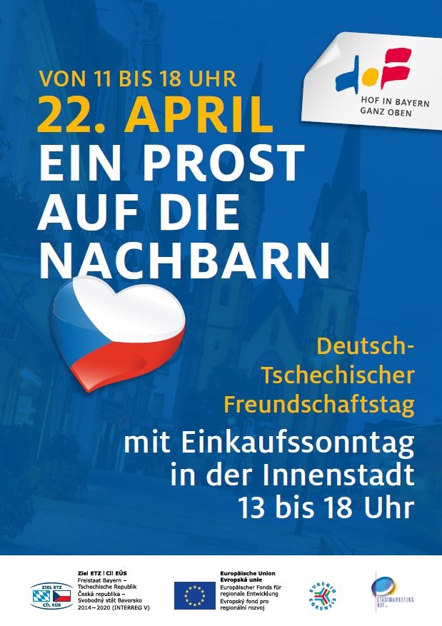 Infostand Deutsch-Tschechischer Freundschaftstag in Hof