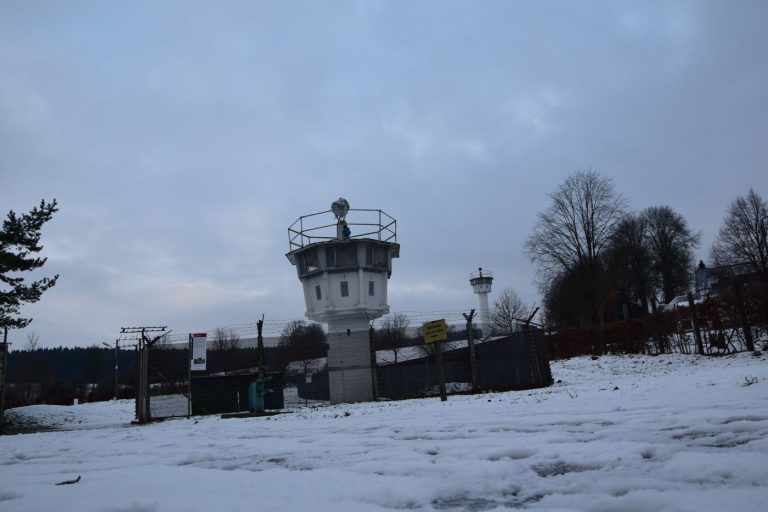 Erster Schnee in Mödlareuth