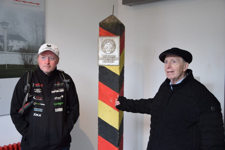 Joey Kelly und Reiner Calmund im Deutsch-Deutschen Museum Mödlareuth