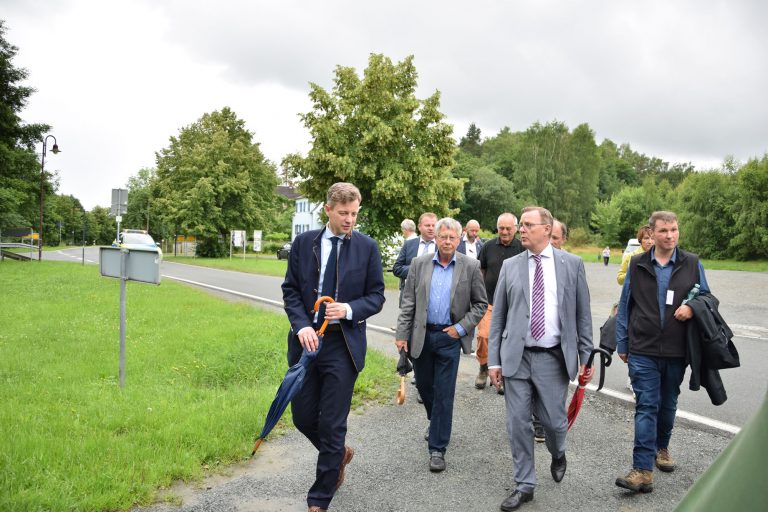 Ministerpräsident Bodo Ramelow besucht Mödlareuth