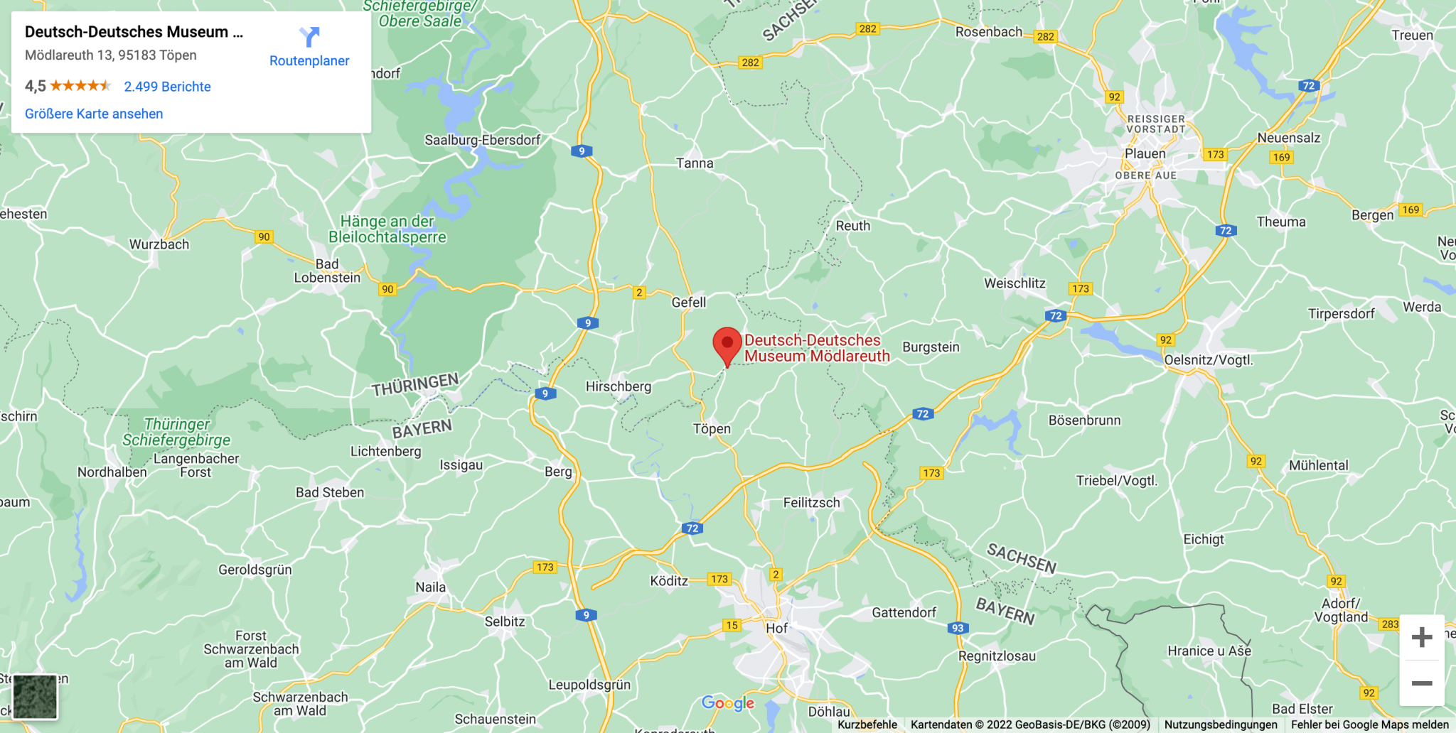 Kontakt & Anfahrt DeutschDeutsches Museum Mödlareuth