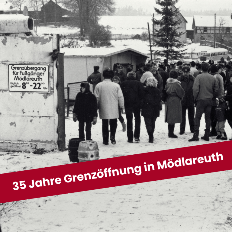 Veranstaltungsankündigung: 35 Jahre Grenzöffnung in Mödlareuth